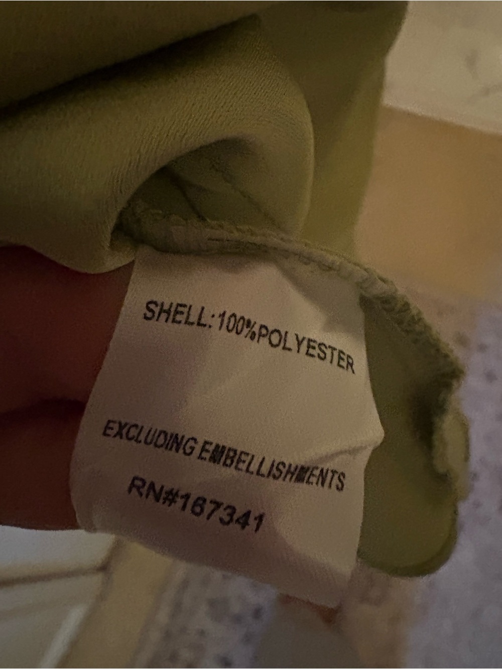 Hello Molly Olive Green Satin Cowl Mini Dress - Picture 5 of 5